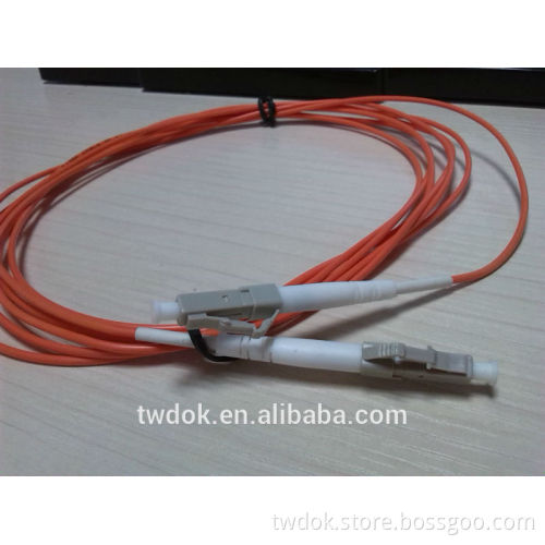 Fiber patch cord,duplex, multi-mode ST/LC, 2m